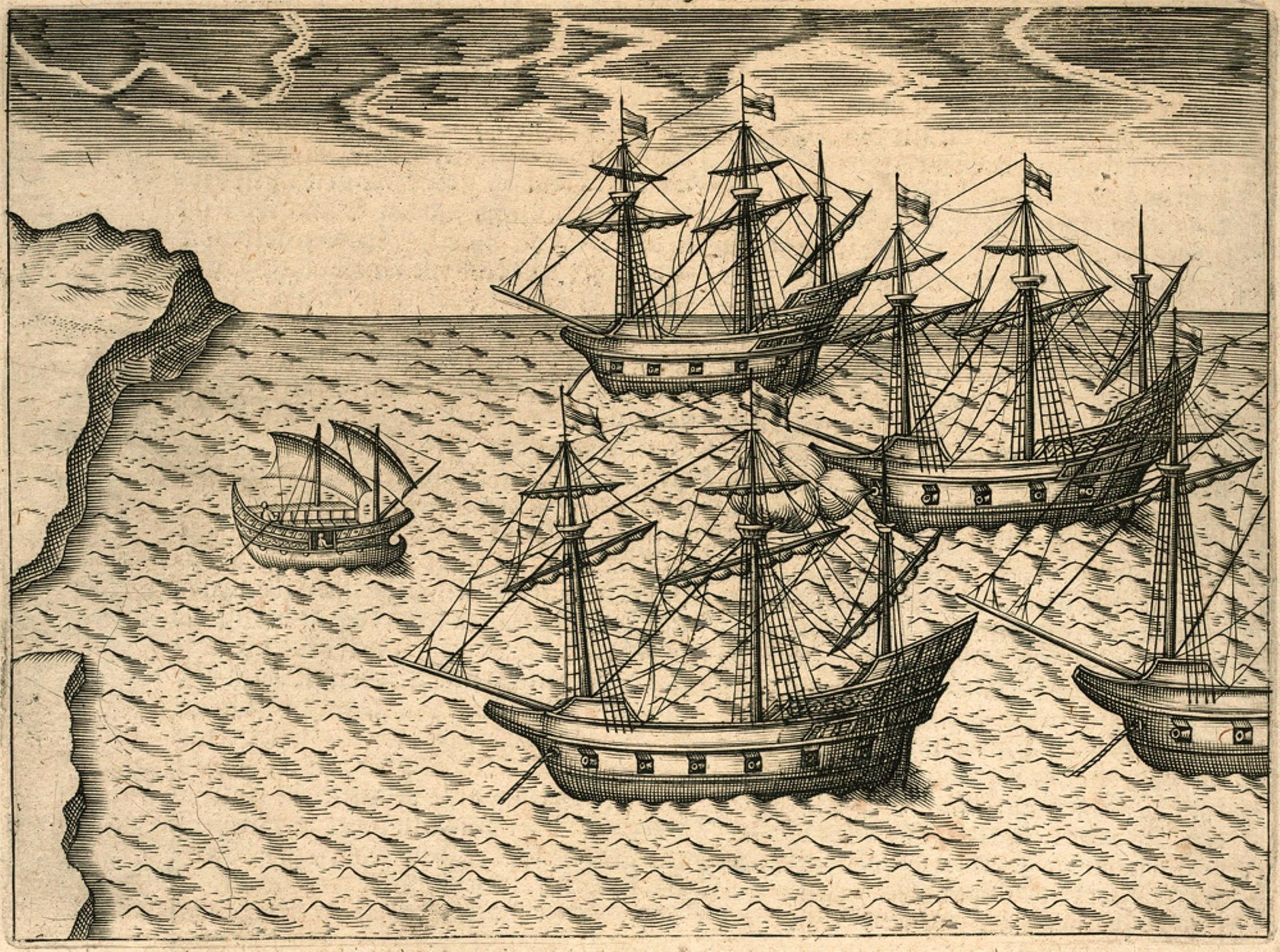 Naval vessels patrolling the Strait of Hormuz, the oil transit chokepoint carrying 21 million barrels per day